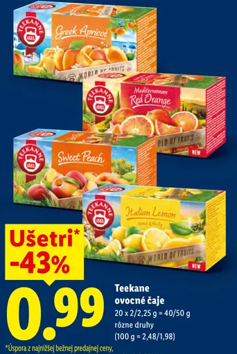 Teekanne ovocné čaje