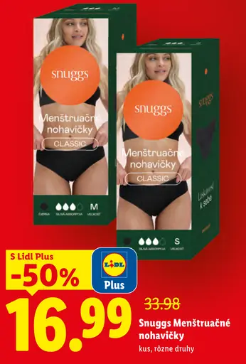 Snuggs Menštruačné nohavičky