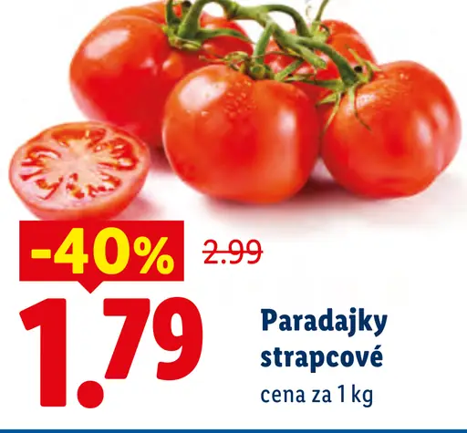Paradajky strapcové