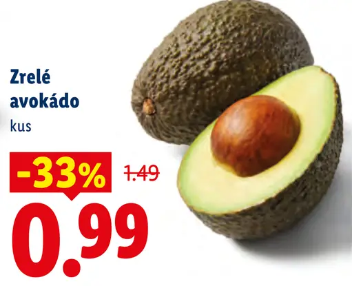 Zrelé avokádo