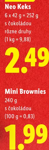 McEnnedy Neo Keks Mix Chocolate s čokoládou