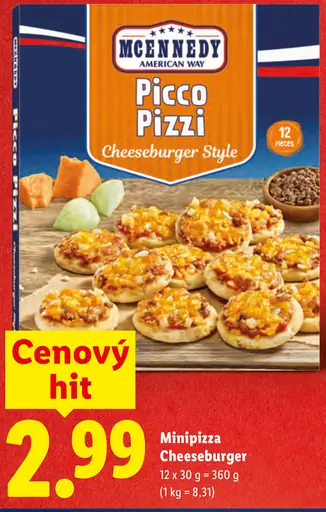 Mcennedy Minipizza Cheeseburger