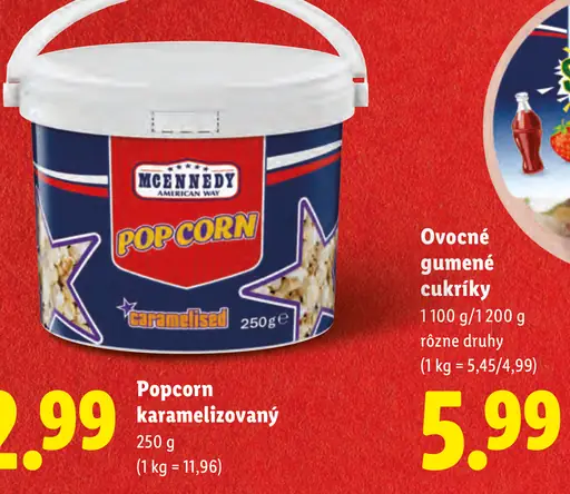 McEnnedy Popcorn karamelizovaný