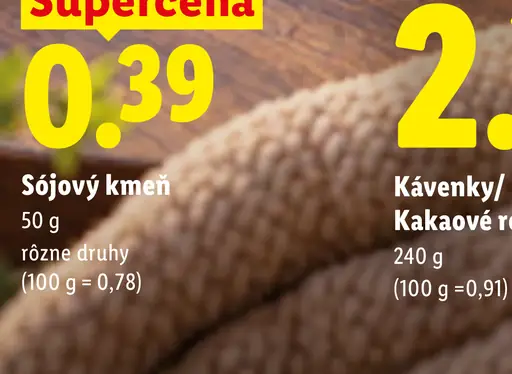 Mister Choc Sójová tyčinka – s kokosovou príchuťou, s vanilkovou náplňou
