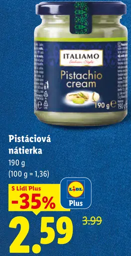 Italiamo Pistáciová nátierka