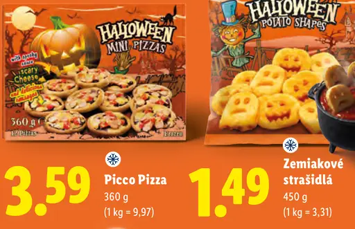 Picco Pizza mini pizze Halloween