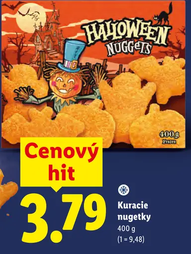 Kuracie nugetky Halloween