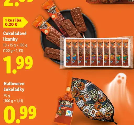 Halloween čokoládové lízanky