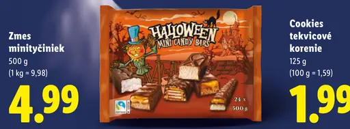 Halloween zmes minityčiniek
