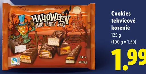 Halloween cookies tekvicové korenie