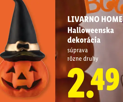 Livarno Home Halloween dekoračná dekorácia