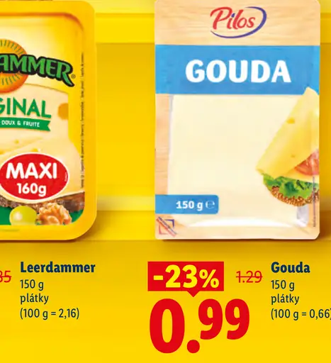 Pilos Gouda plátky