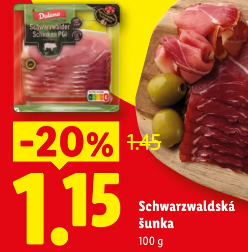 Dulano Schwarzwaldská šunka