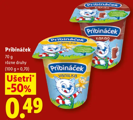 Pribináček Kapsík vanilka