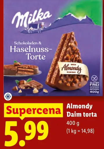 Almondy Daim torta