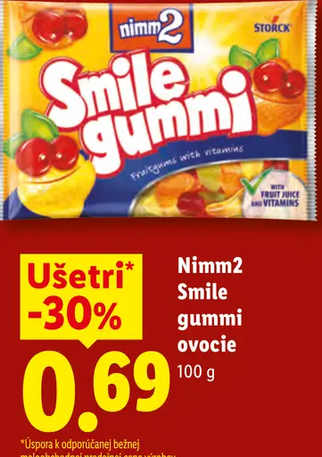 Nimm2 Smile gummi ovocie