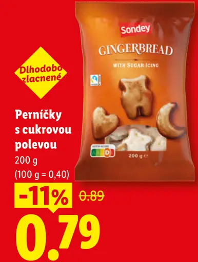 Sondey Perníčky s cukrovou polevou