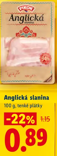 Pikok Anglická slanina