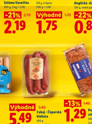 Pikok Cabaj-Čáporská klobása