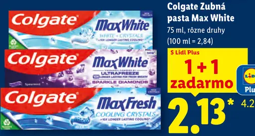 Colgate Zubná pasta Max White
