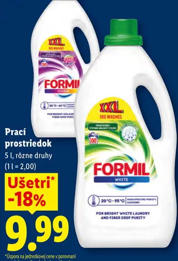 Formil prací prostriedok