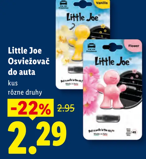 Little Joe Osviežovač do auta rôzne druhy