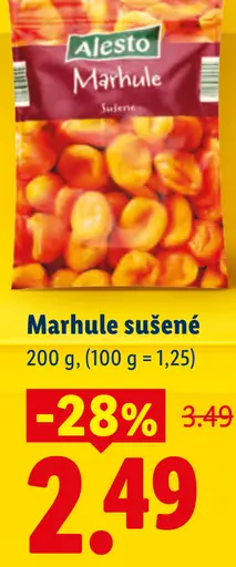 Alesto Marhule sušené
