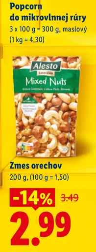 Alesto Zmes orechov