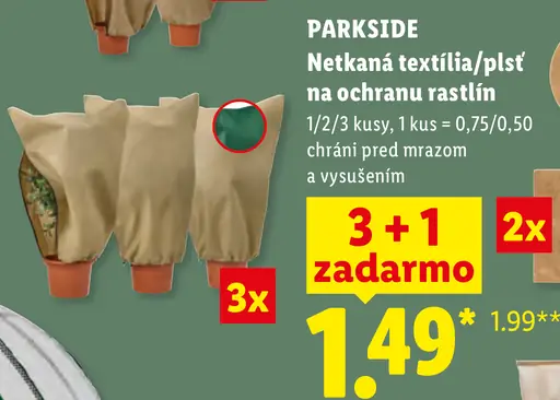 Parkside Ochranná textília na rastliny
