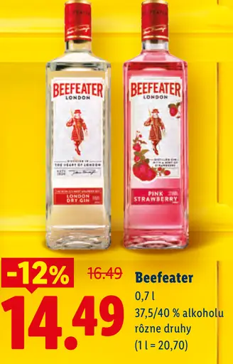 Beefeater London Dry gin s tonikom