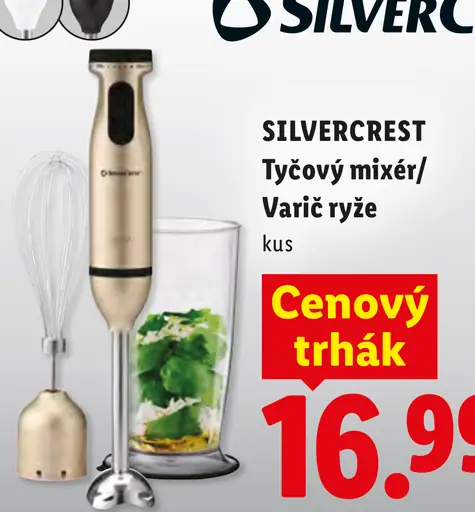 Silvercrest tyčový mixér a varič ryže