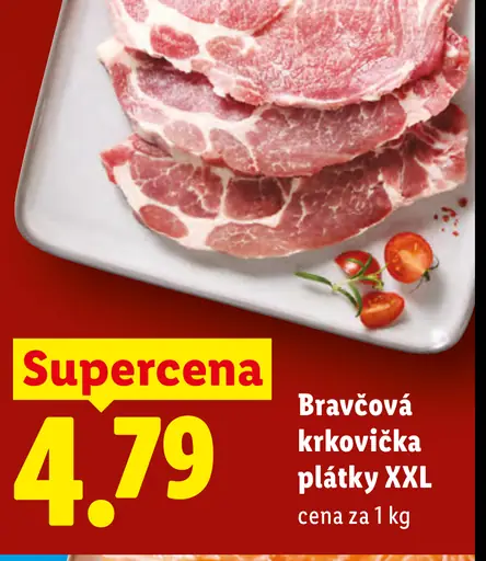 Bravčová krkovička XXL plátky