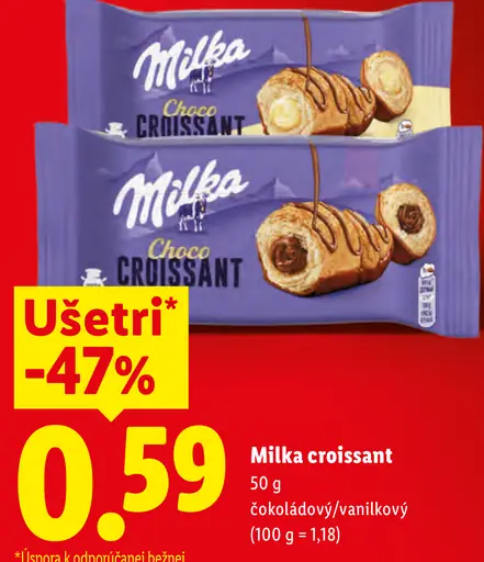 Milka Choco Croissant čokoládový