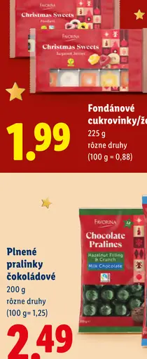 Favorina fondánové cukrovinky a želé