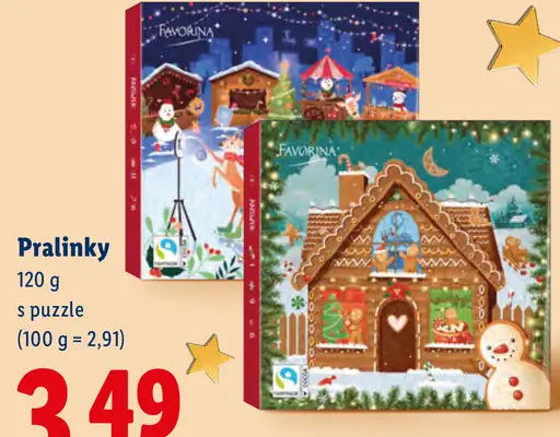 Favorina Pralinky s puzzle