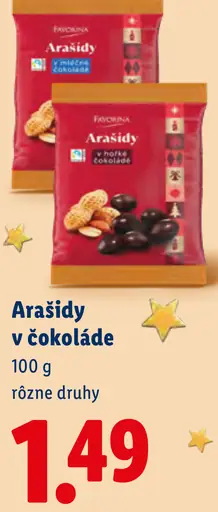 Favorina Arašidy v čokoláde