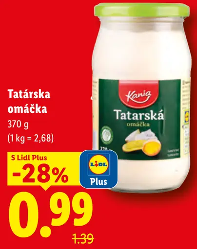 Kania Tatárska omáčka/Majonéza
