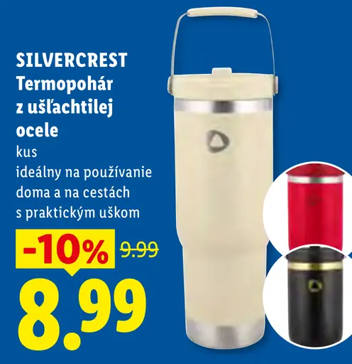 SILVERCREST Termopohár z ušľachtilej ocele