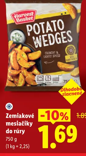 Harvest Basket zemiakové mesiačiky do rúry