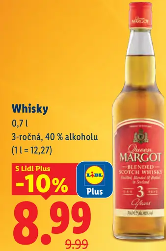 Whisky 3-ročná Queen Margot