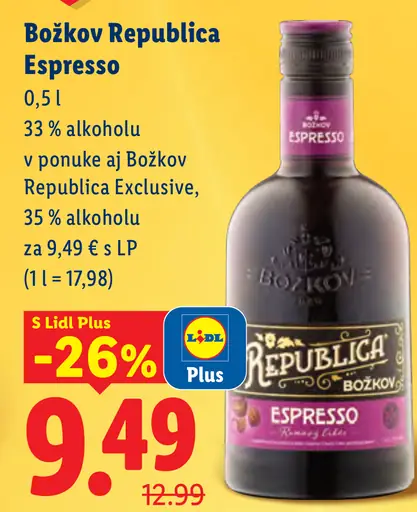 Božkov Republica Espresso