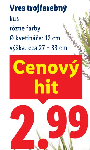 Vres trojfarebný