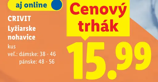 CRIVIT lyžiarske nohavice, dámske a pánske, vodný stĺpec 5 000 mm, veľkosti dámske 38–46 a pánske 48–56