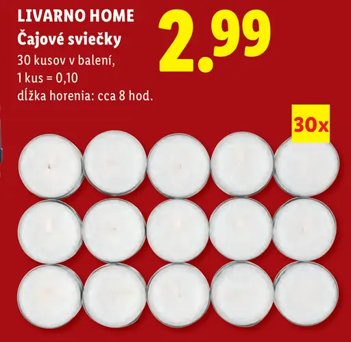 Livarno Home Čajové sviečky