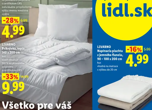 Livarno teplá prikrývka