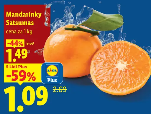 Mandarínky Satsumas