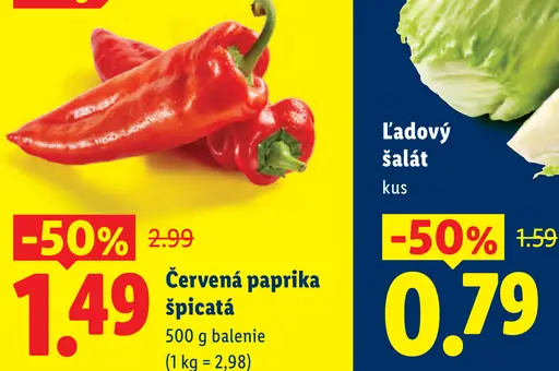 Červená paprika špicatá Kápia