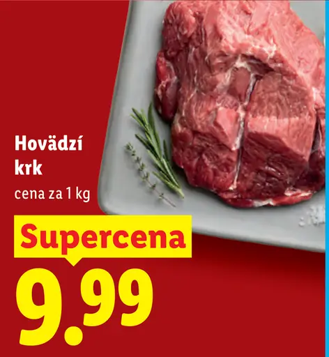 Hovädzí krk
