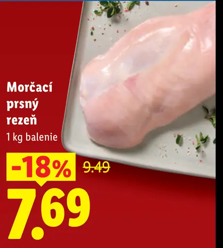 Morčací prsný rezeň