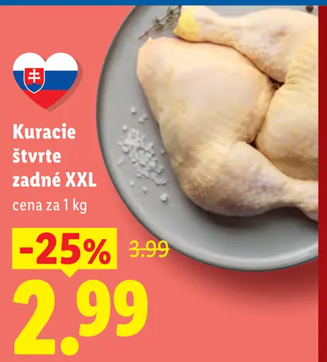 Kuracie štvrte zadné XXL
